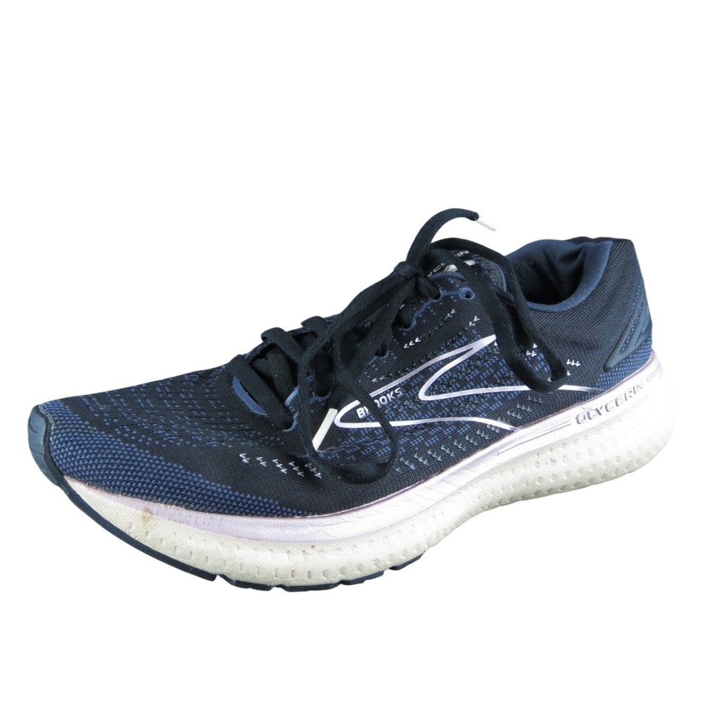 Brooks Glycerin 19 Women Sneaker Shoes Size 8.5 Medium Blue Synthetic Lace Up